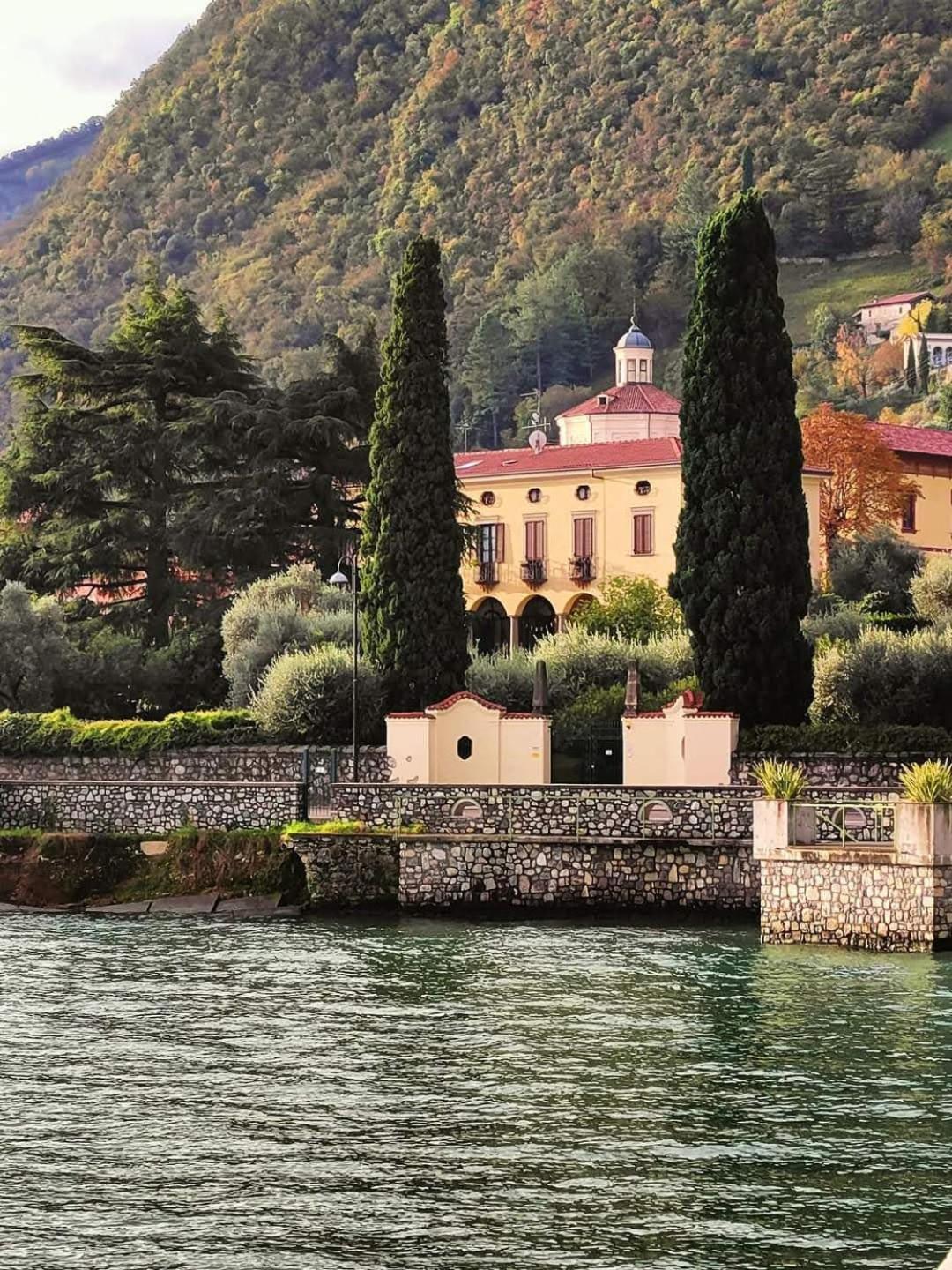 Villa Riva Lago - Apartment With Parking タヴェルノラ・ベルガマスカ エクステリア 写真